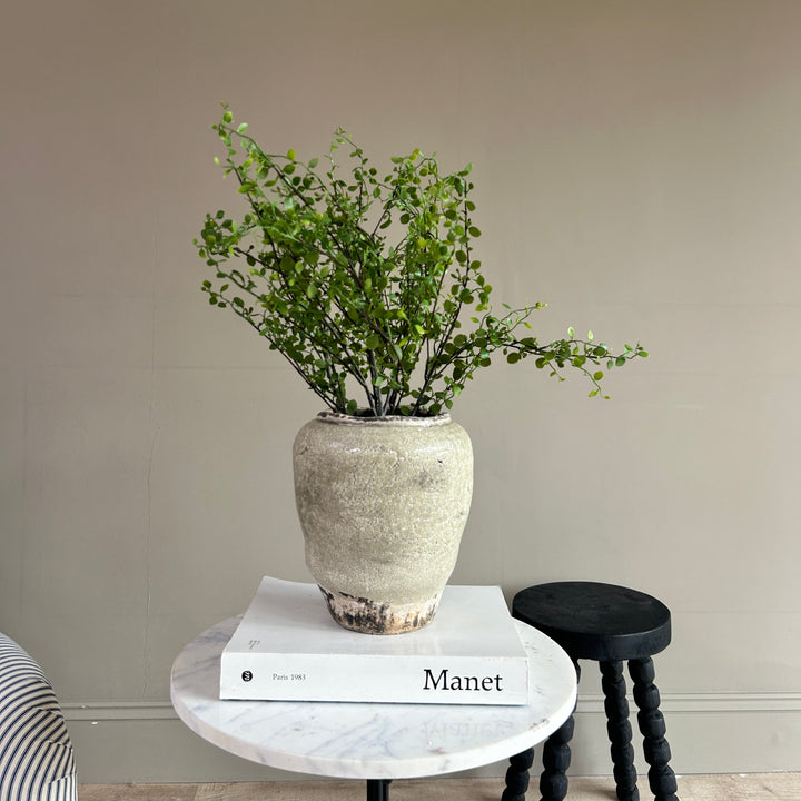 Stone Crackle Glaze Pot | Clarissa 