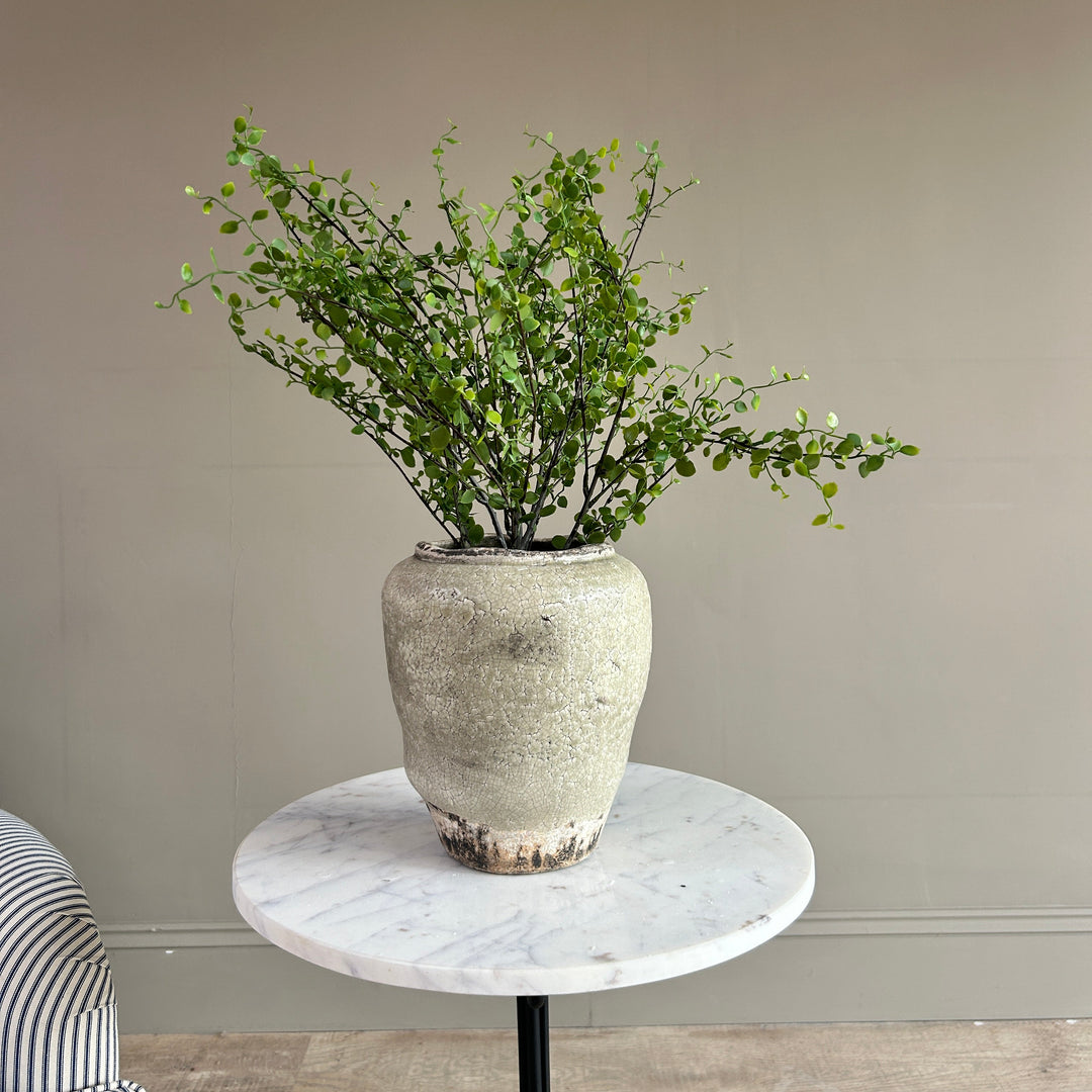 Stone Crackle Glaze Pot | Clarissa 