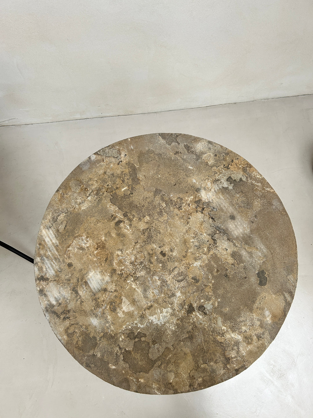 Stone top garden bistro round table