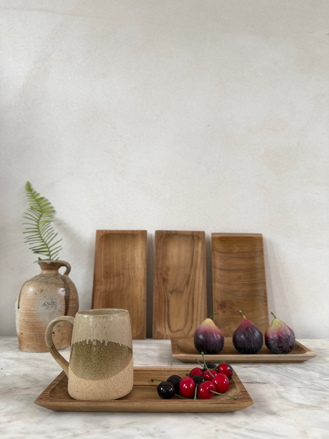 Teak Wood Rectangular Tray