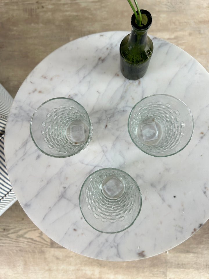 Textured Bobble Glass Tumbler