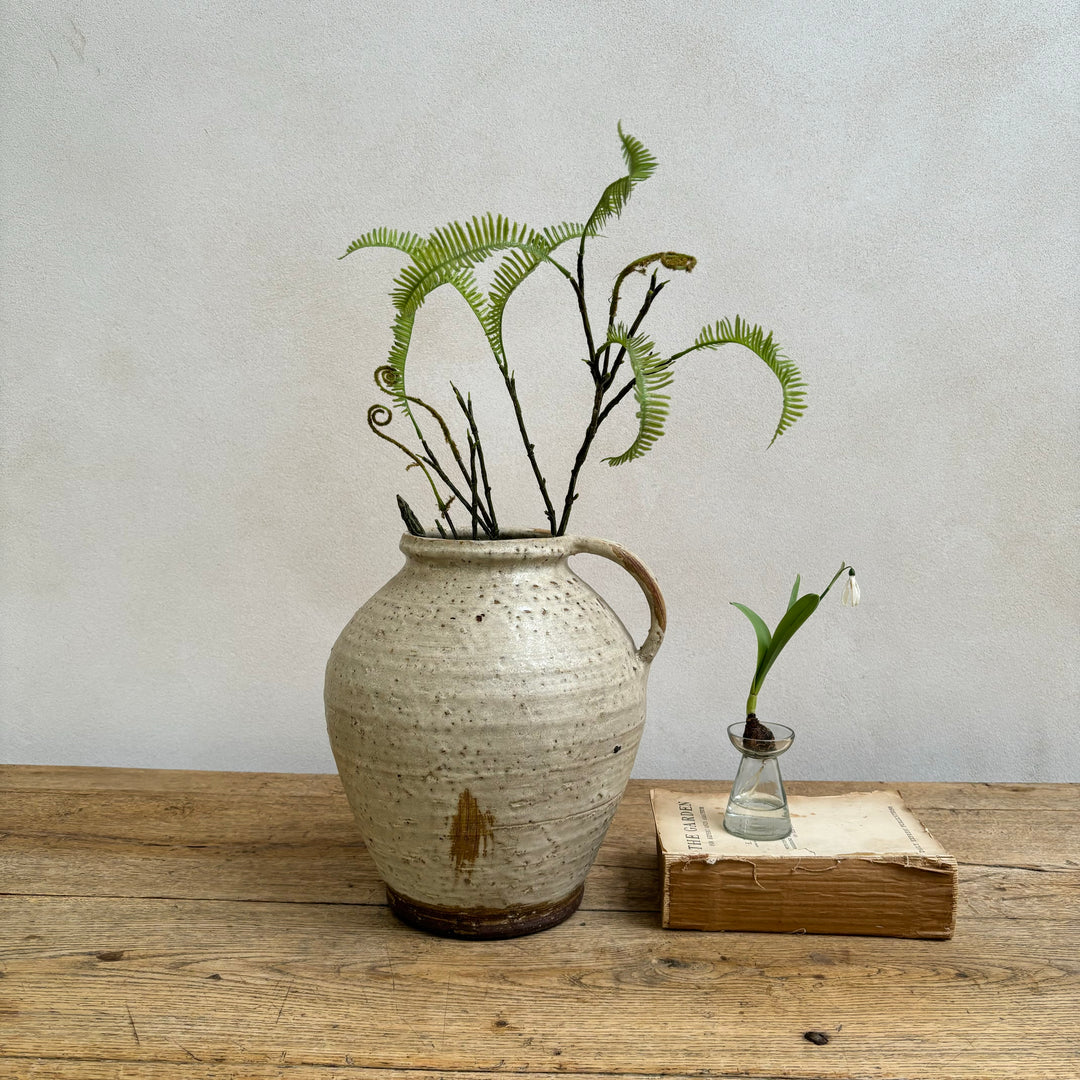 Textured Glazed Ceramic Vase