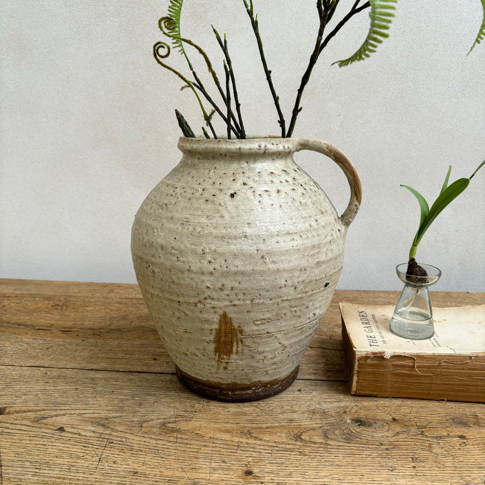 Textured Glazed Ceramic Vase