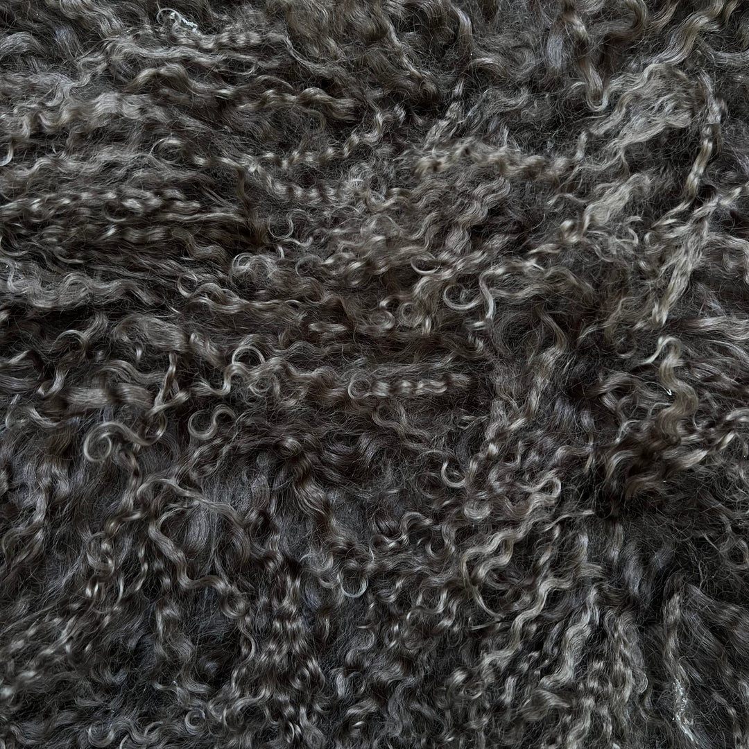 Tibetan Sheepskin Throw Rug | mocha