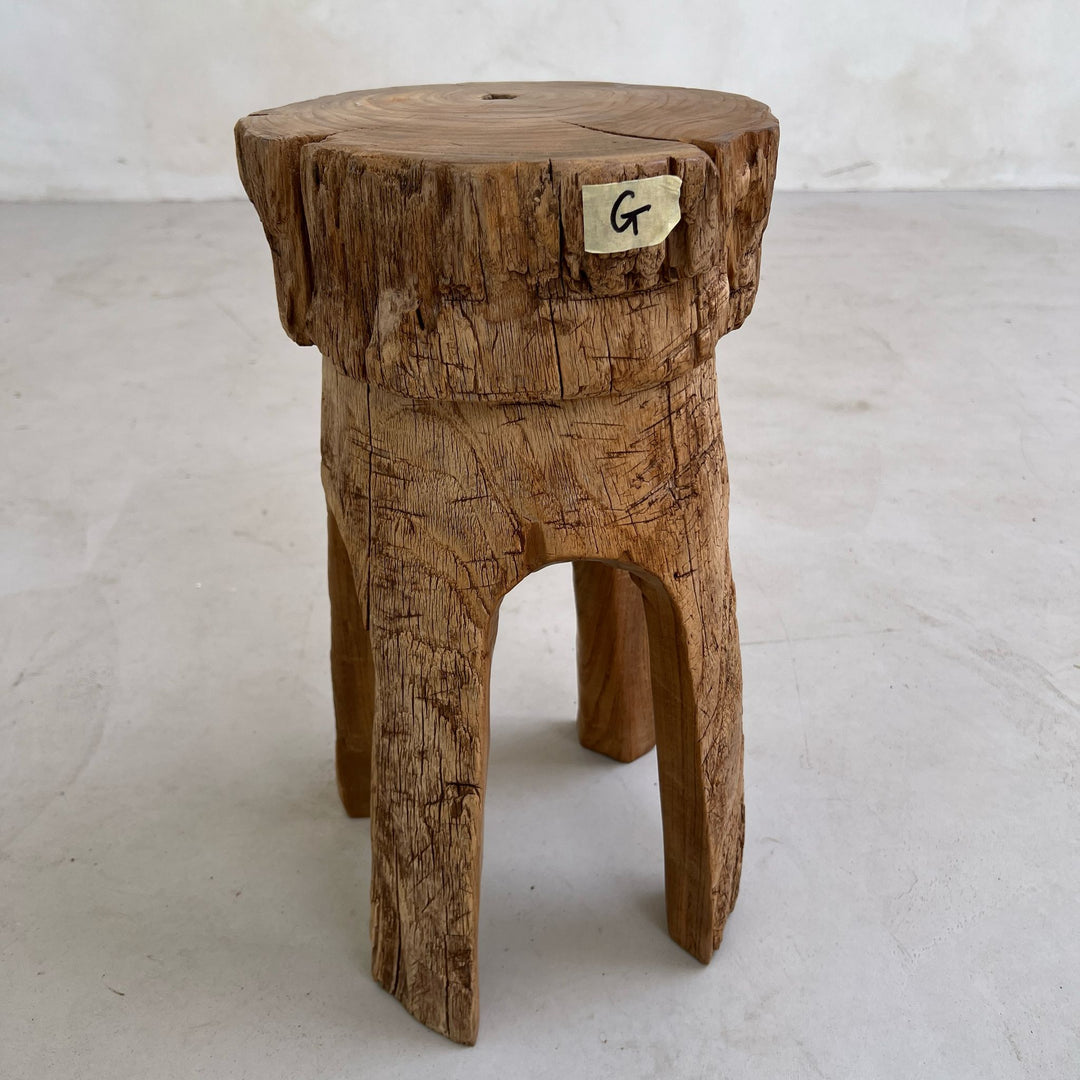 Tree Trunk Stool Side Table G