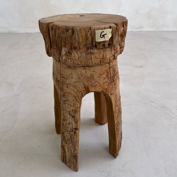 Tree Trunk Stool Side Table G