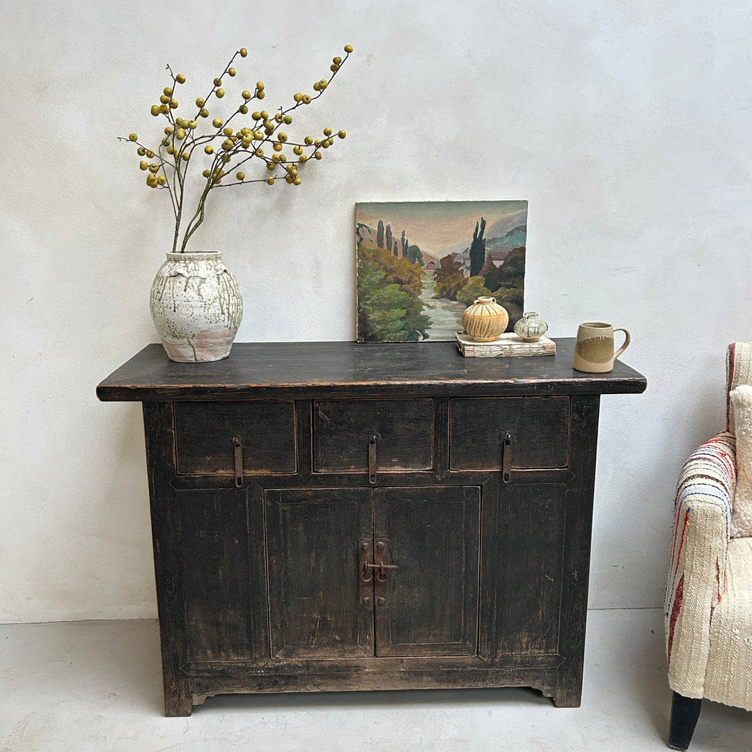 Unique Antique Black Cabinet | Wotton