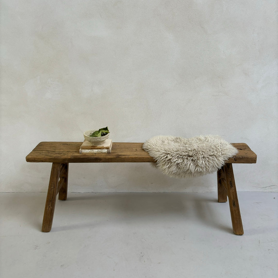 Unique antique elm bench | Edmund main