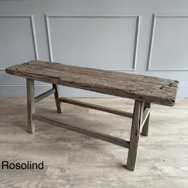 Unique rustic benches above 120cm long 