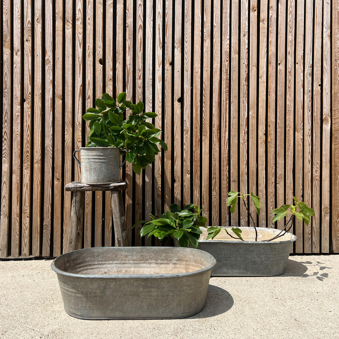 Victorian Galvanised Childrens Bath Planter