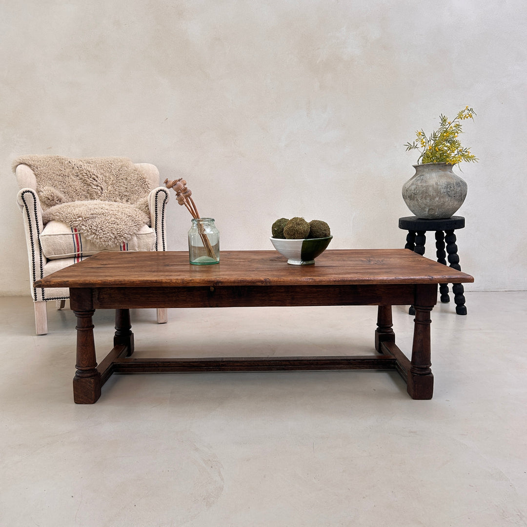 Victorian Oak Coffee Table | Maya