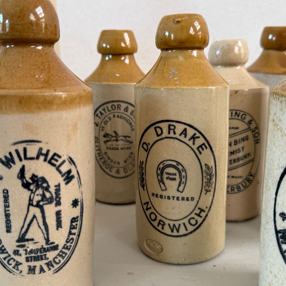 Victorian Stone Ginger Beer Bottles