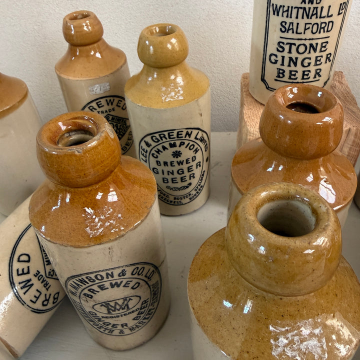 Victorian Stone Ginger Beer Bottles