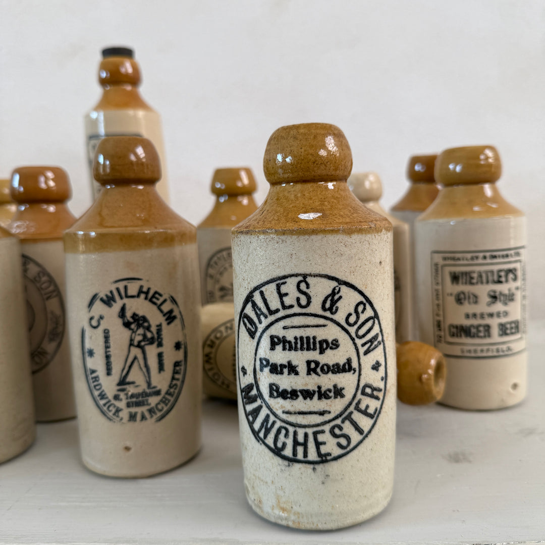 Victorian Stone Ginger Beer Bottles