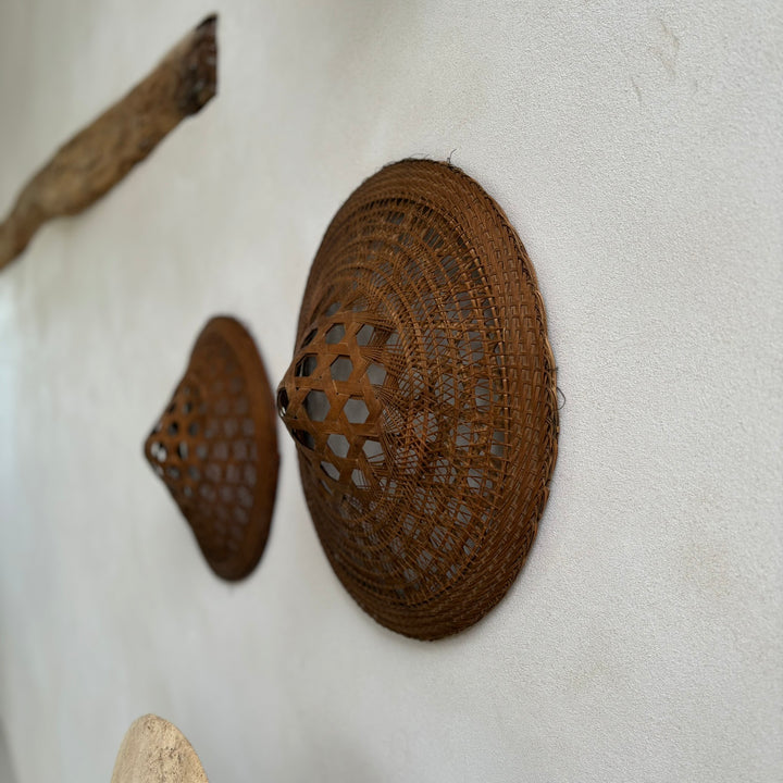 Vintage Bamboo Rice Hat Shade