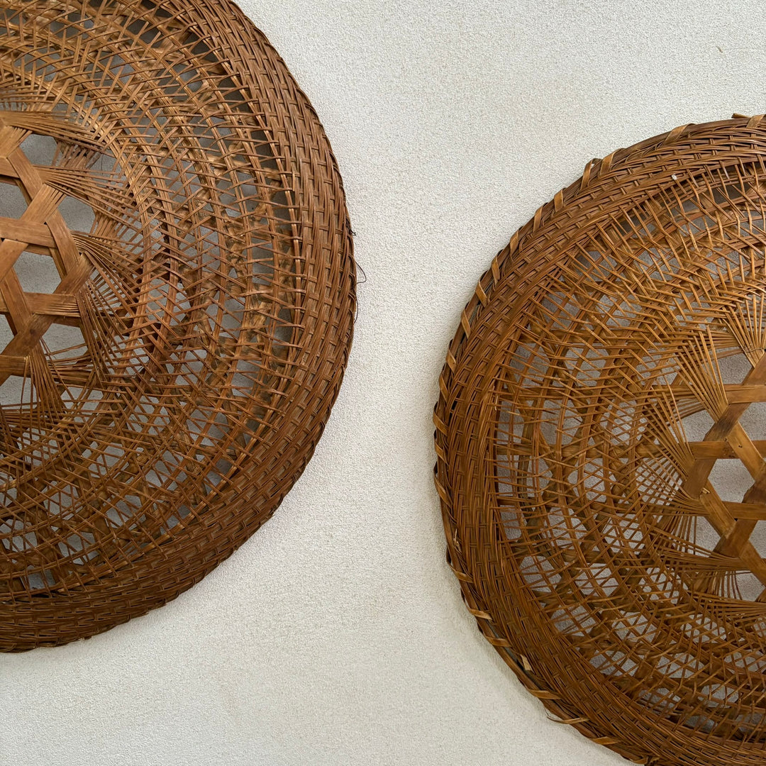 Vintage Bamboo Rice Hat Shade