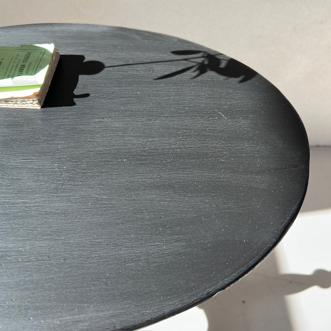 Vintage Black Bobbin Table