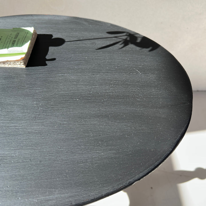 Vintage Black Bobbin Table