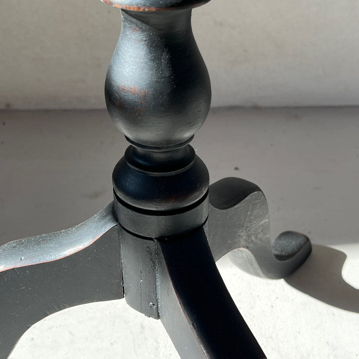 Vintage Black Bobbin Table