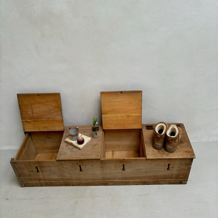 Vintage French Shoe Storage Box | Ecole