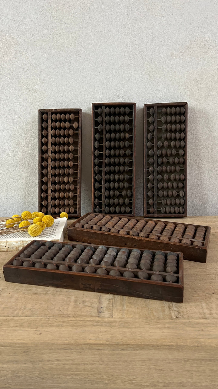 Vintage Japanese Wooden School Abacus