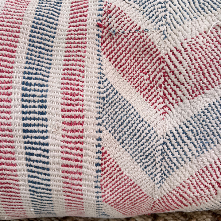 Vintage Kantha Cushion Bolster 3