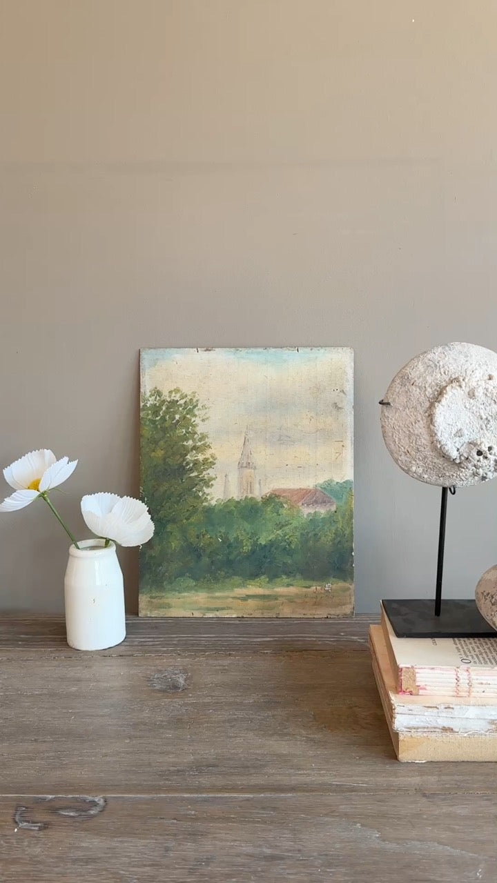 Vintage Landscape Oil Painting | Boulange