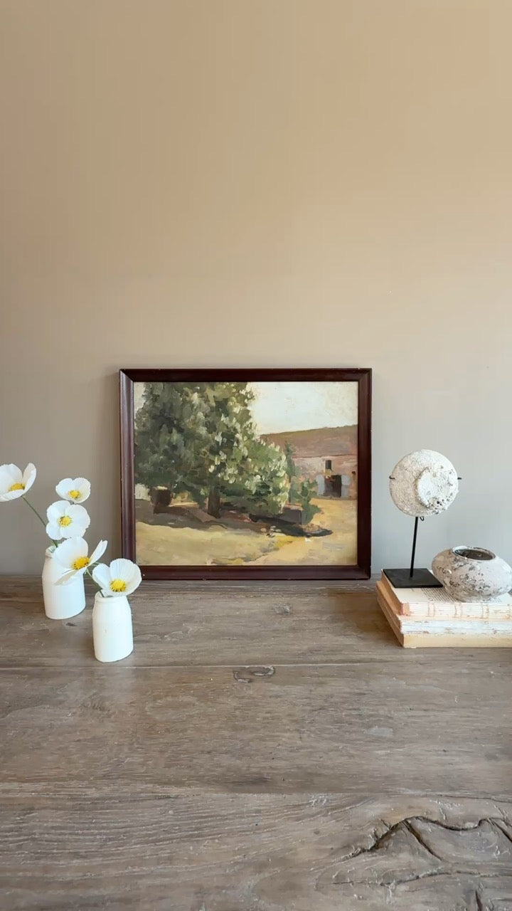 Vintage Landscape Oil Painting | St Cloud