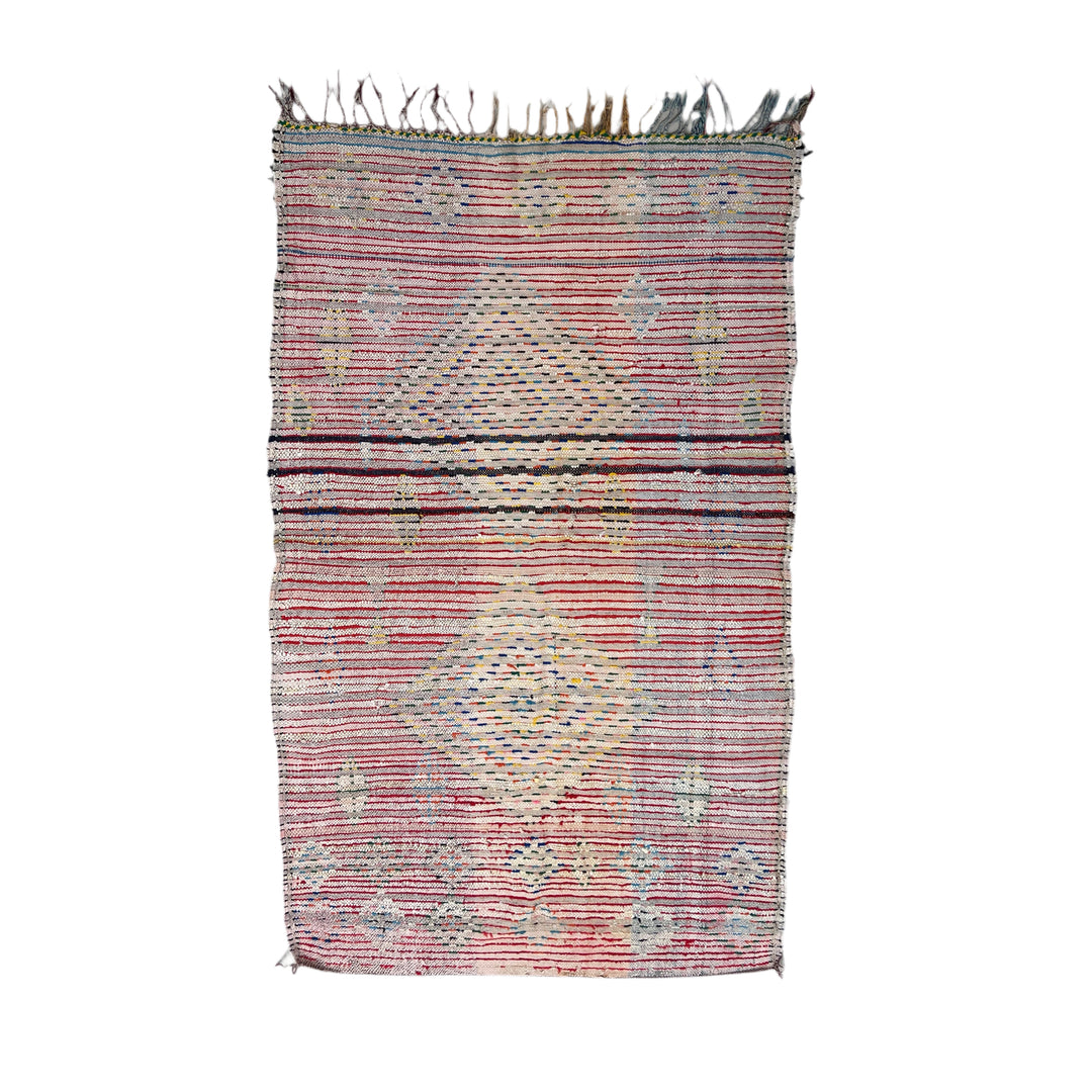 Vintage Moroccan Handmade Rag Rug No:1