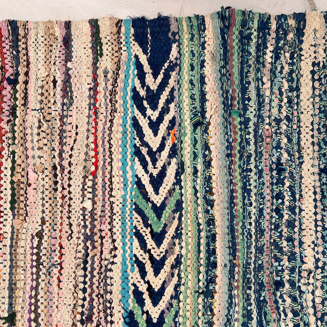 Vintage Moroccan Handmade Rag Rug No:1