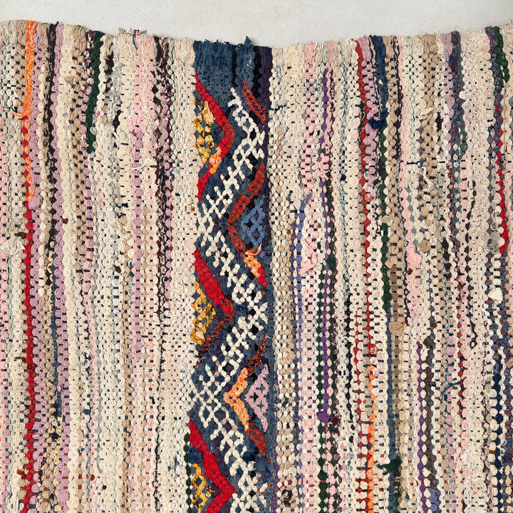 Vintage Moroccan Handmade Rag Rug No:1