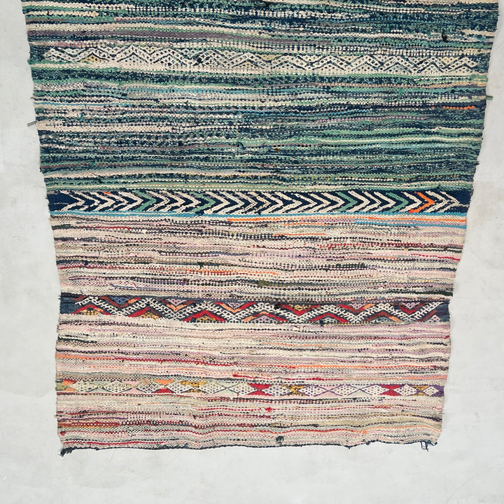 Vintage Moroccan Handmade Rag Rug No:1
