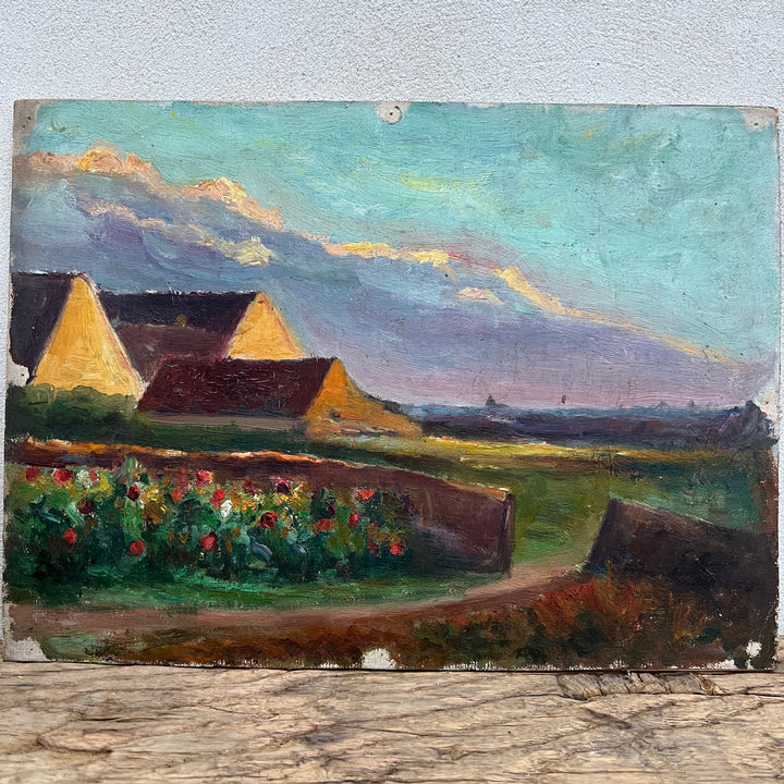 Vintage Oil on Art Board | No:11 b
