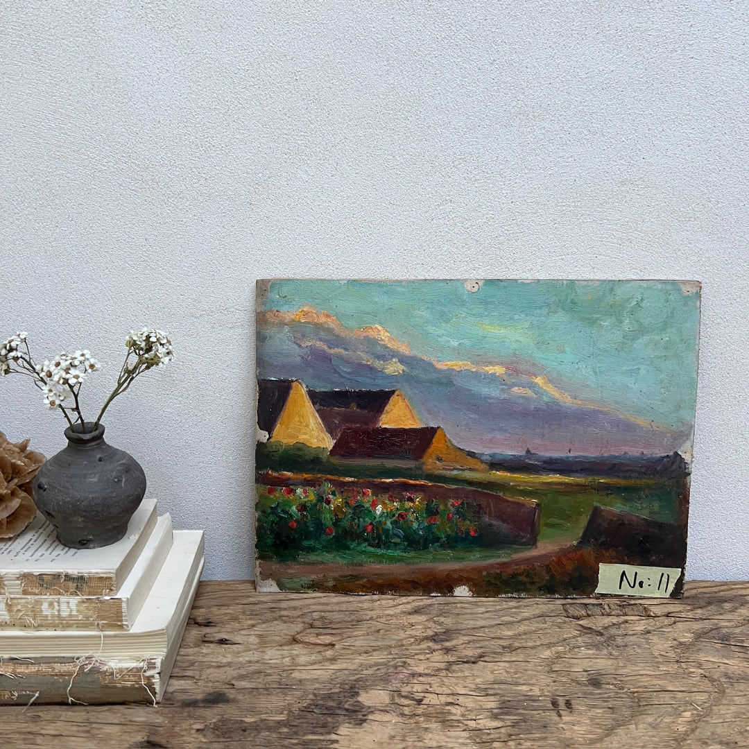 Vintage Oil on Art Board | No:11 d