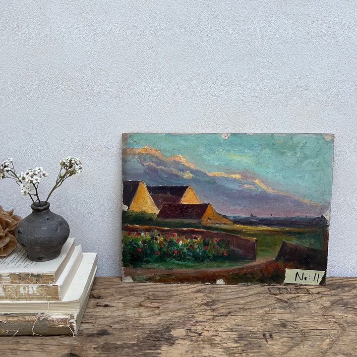 Vintage Oil on Art Board | No:11 d