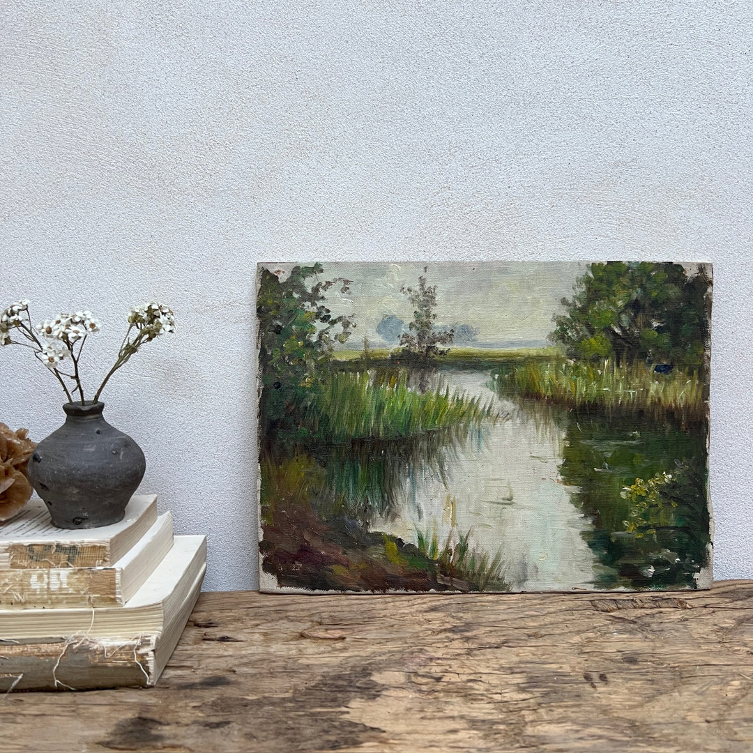 Vintage Oil on Art Board | No:12 b 