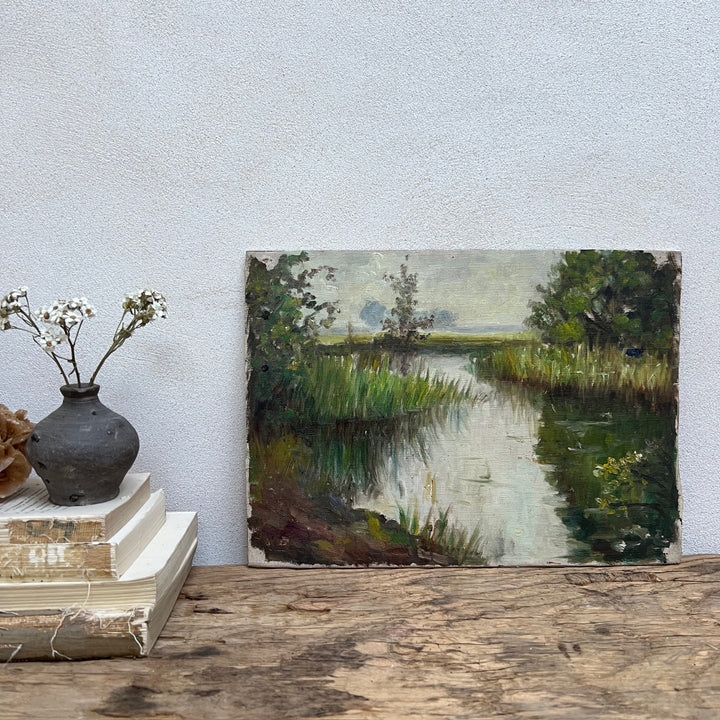 Vintage Oil on Art Board | No:12 b 