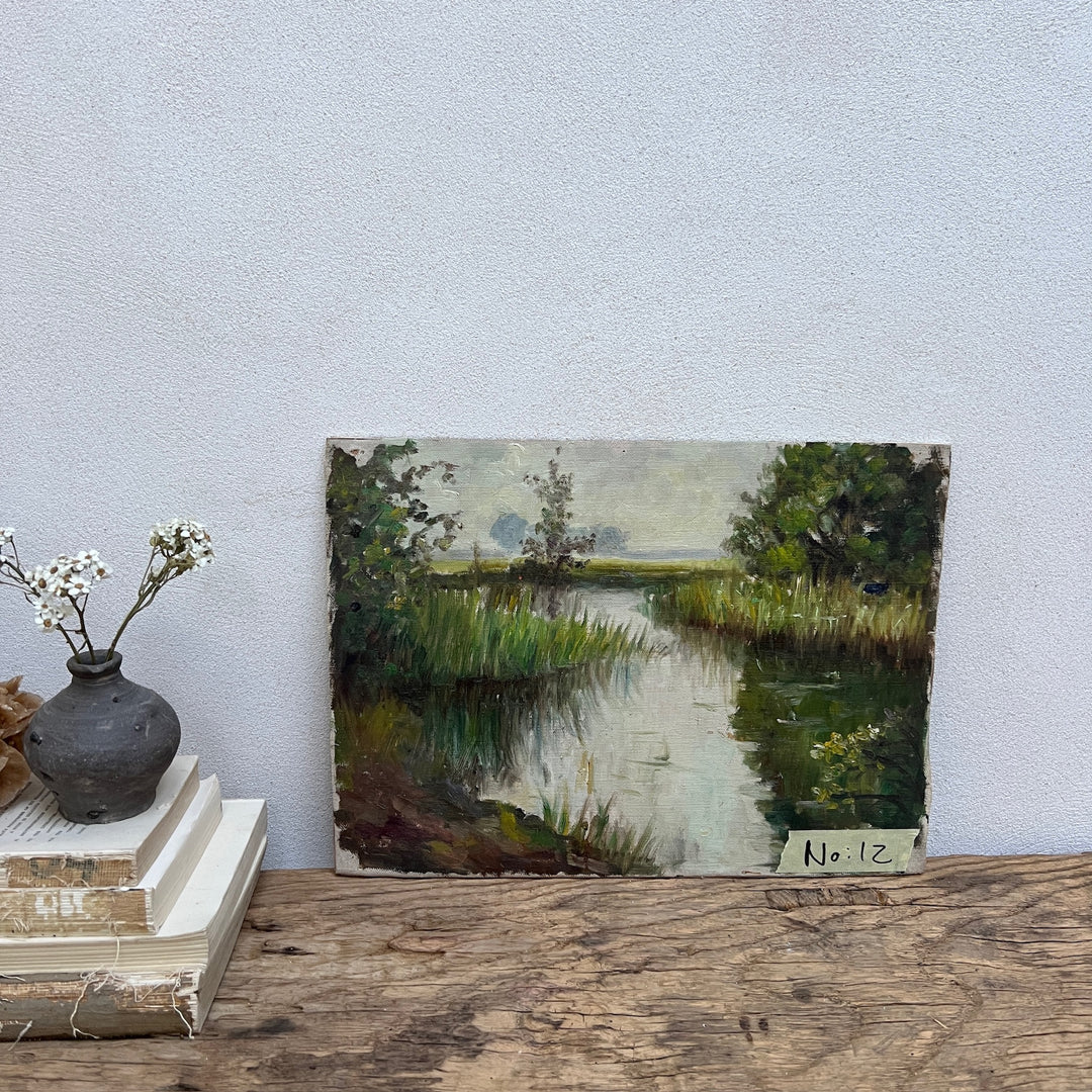 Vintage Oil on Art Board | No:12 d 