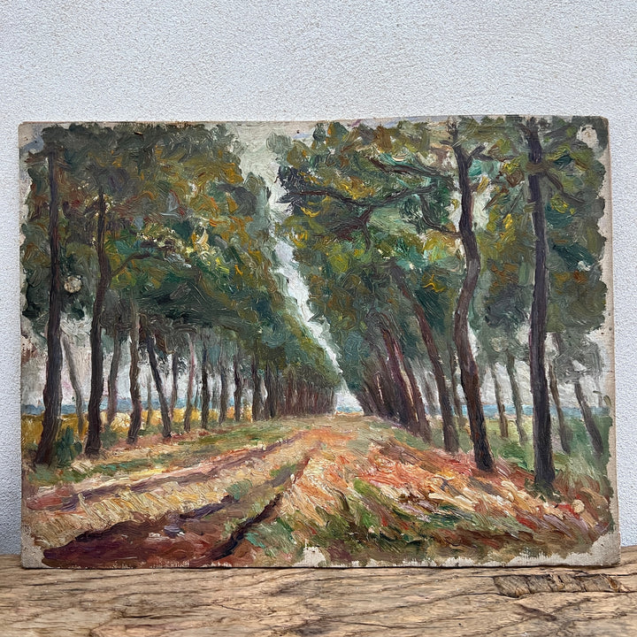 Vintage Oil on Art Board | No:15 b 