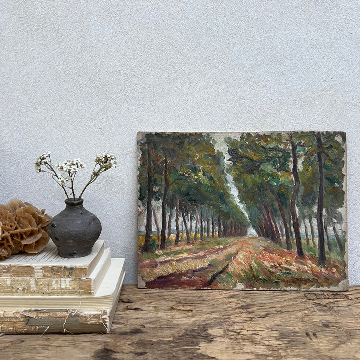 Vintage Oil on Art Board | No:15 d