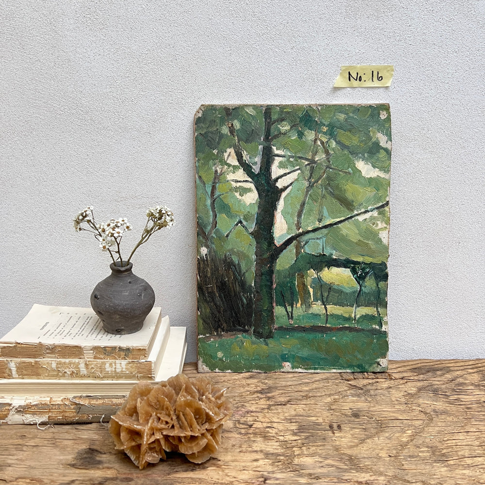Vintage Oil on Art Board | No:16 a 