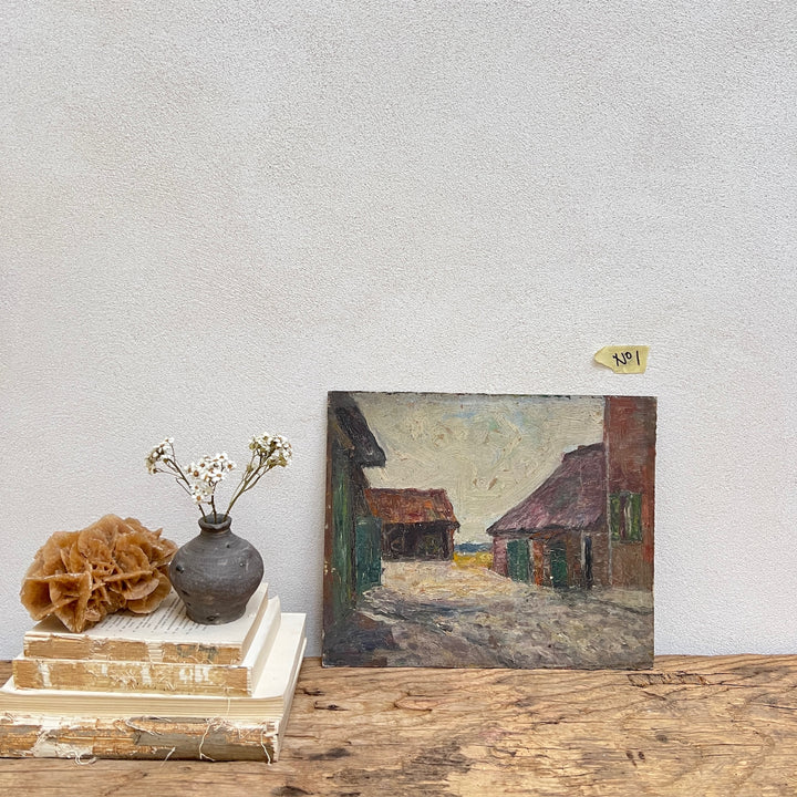 Vintage Oil on Art Board | No:1 d 