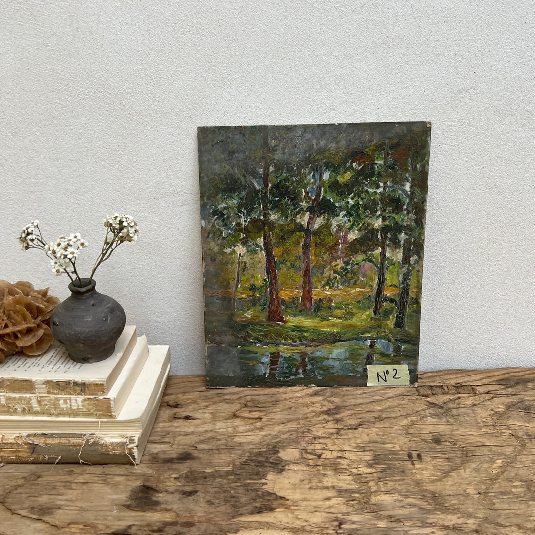 Vintage Oil on Art Board | No:2 a 