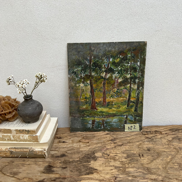 Vintage Oil on Art Board | No:2 a 