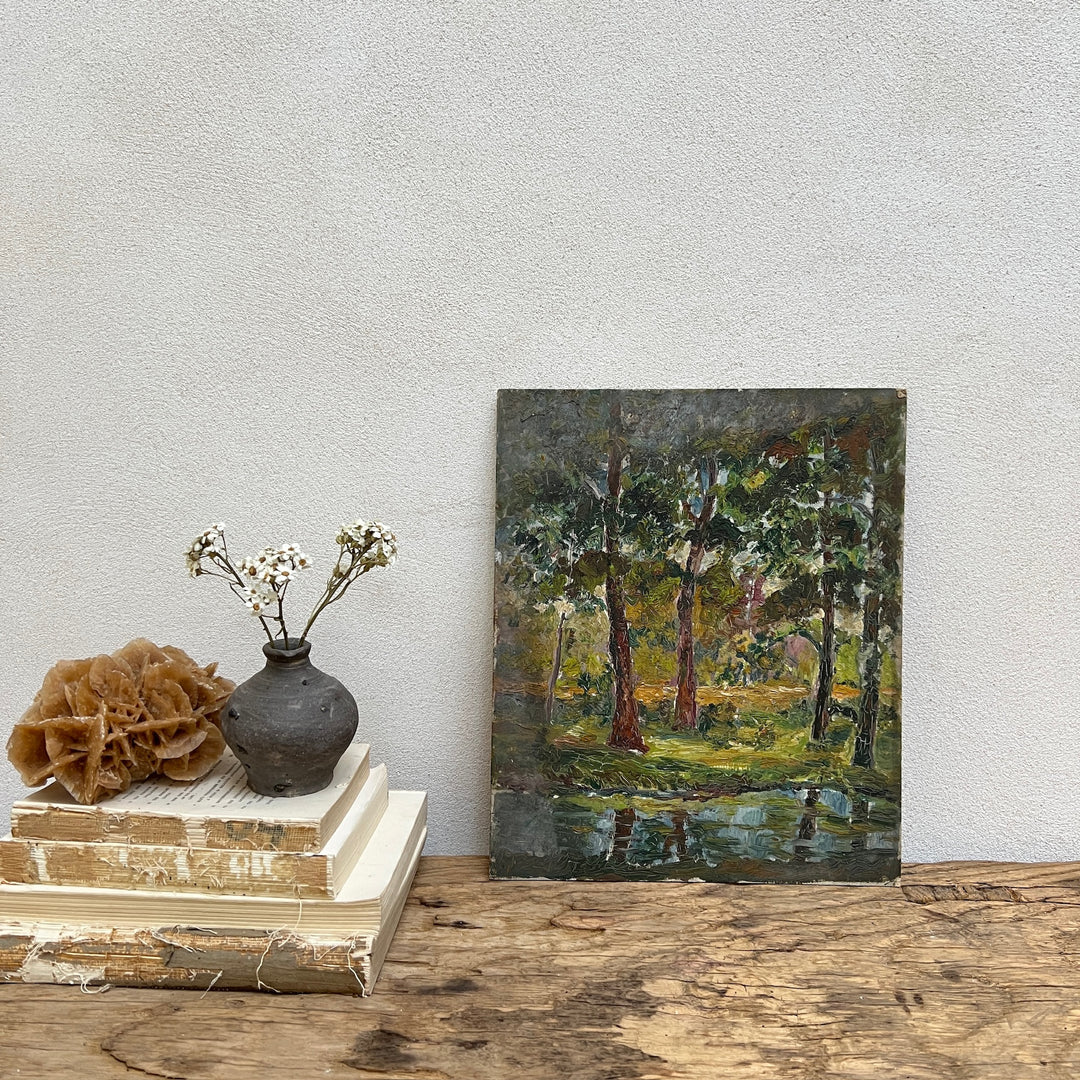 Vintage Oil on Art Board | No:2 d