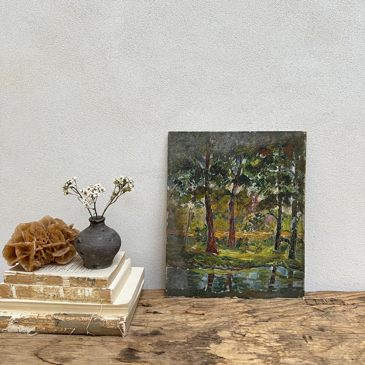 Vintage Oil on Art Board | No:2 d
