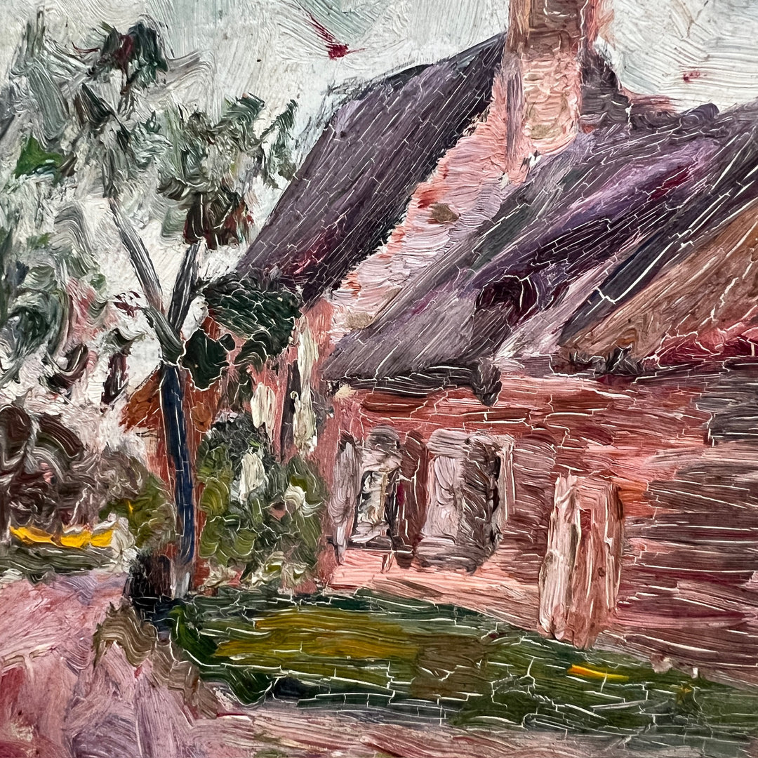 Vintage Oil on Art Board | No:4 a