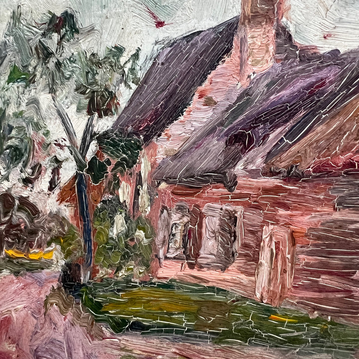 Vintage Oil on Art Board | No:4 a