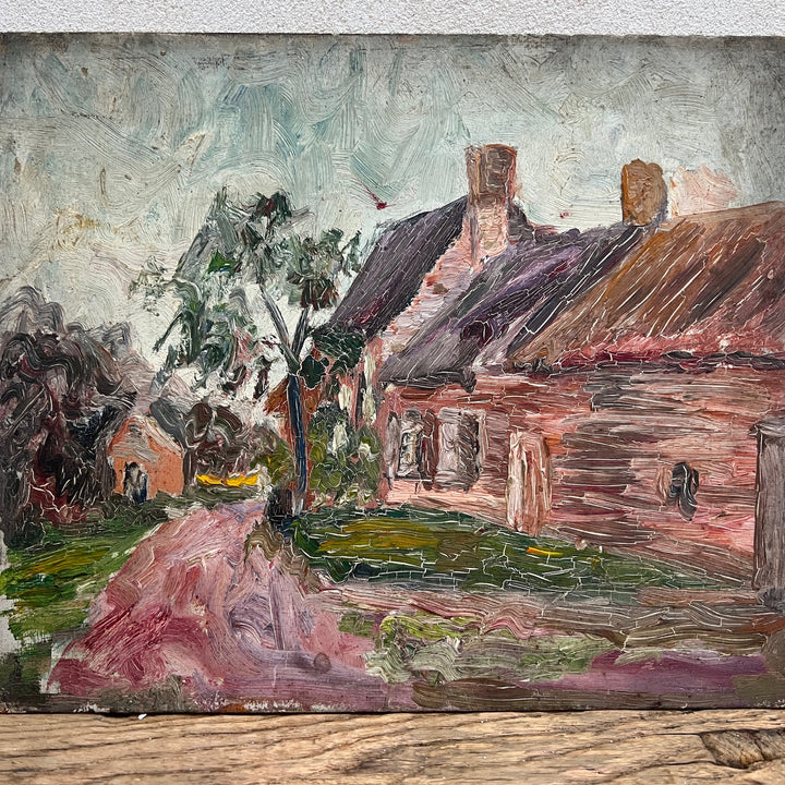 Vintage Oil on Art Board | No:4 b 
