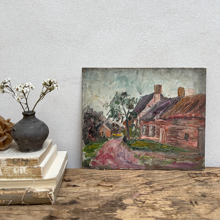 Vintage Oil on Art Board | No:4 c